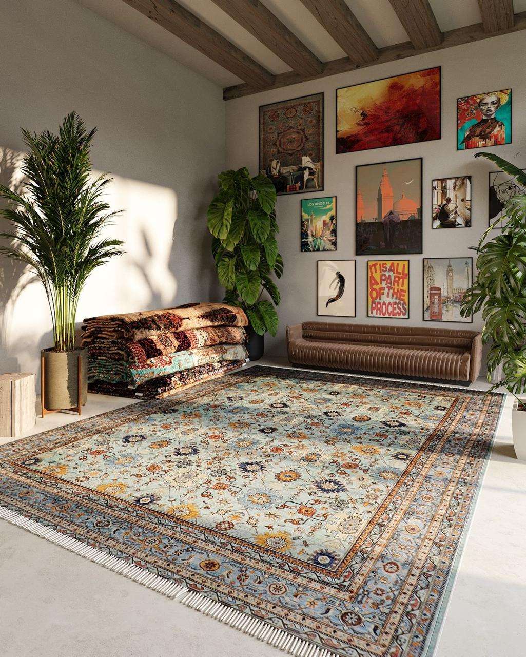 Handcrafted carpet detail 2